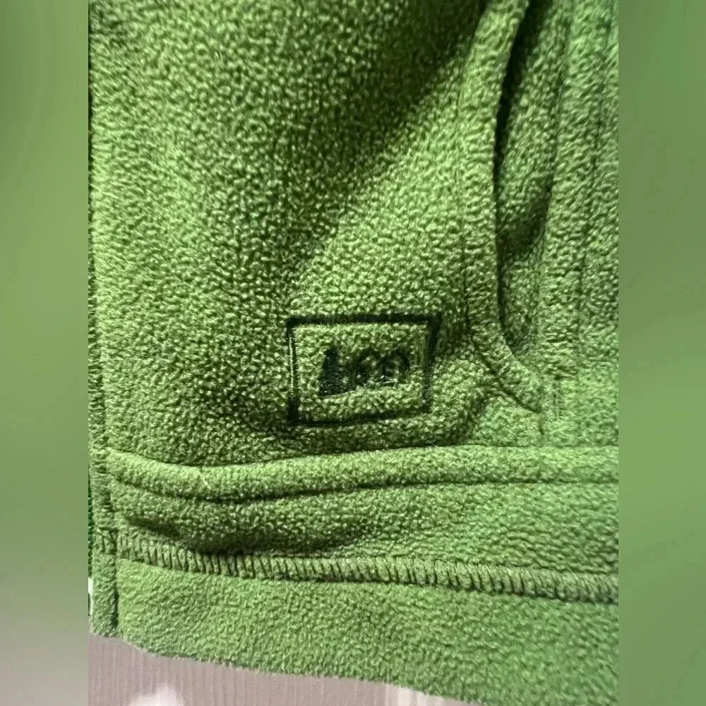 REI Green Zip Up Fleece Vest size 12 Months